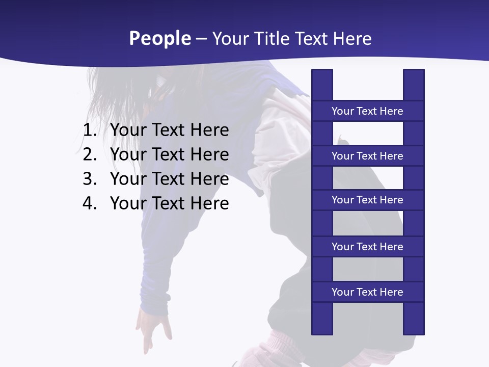 Fitness Teenager Artist PowerPoint Template