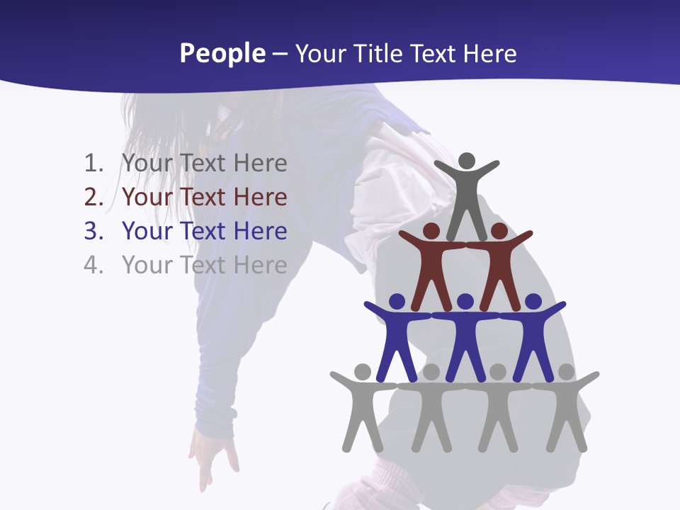 Fitness Teenager Artist PowerPoint Template