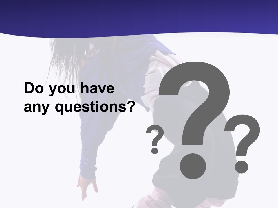 Fitness Teenager Artist PowerPoint Template