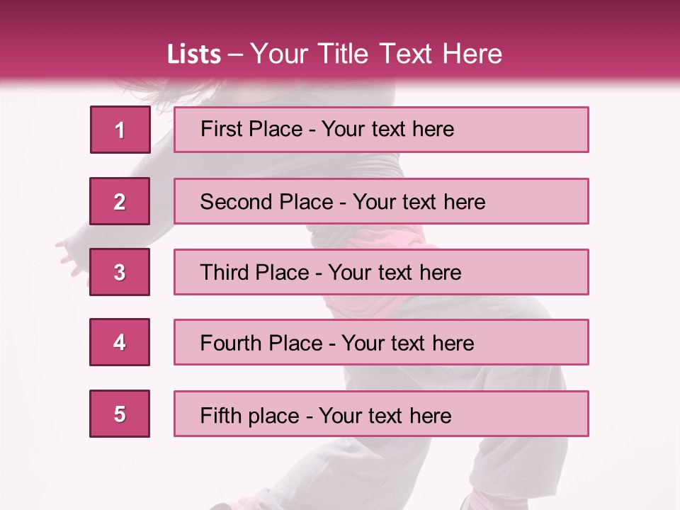 Artist Hip Hop Casual PowerPoint Template