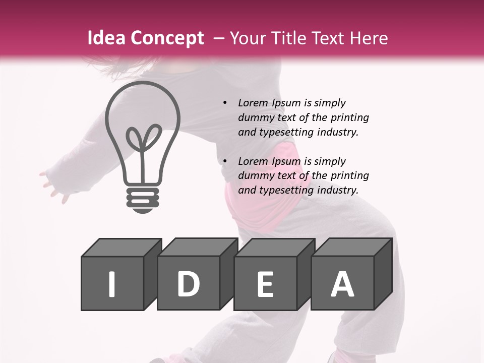 Artist Hip Hop Casual PowerPoint Template