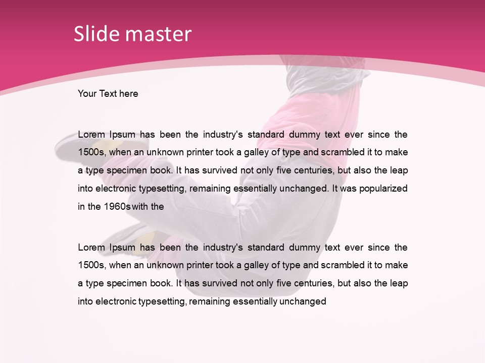 Balance Performance Exercise PowerPoint Template