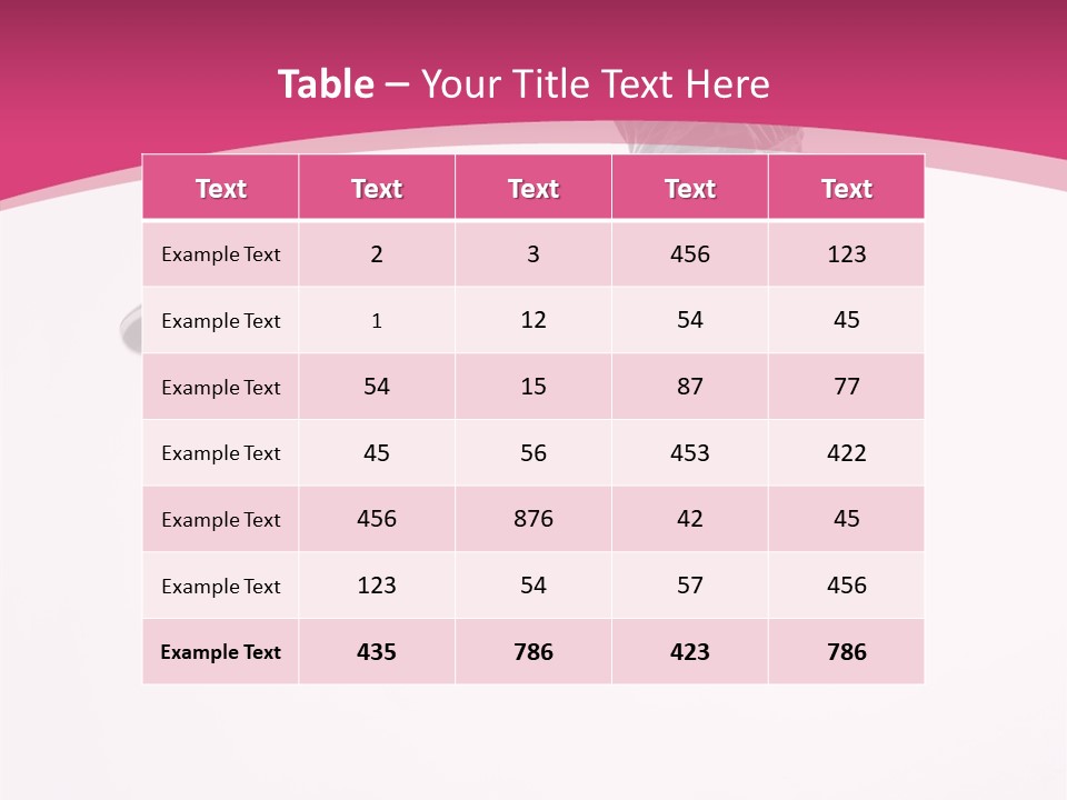 Balance Performance Exercise PowerPoint Template