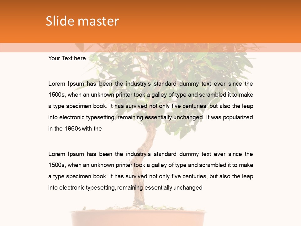 Stem Decorative Small PowerPoint Template