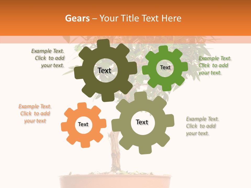 Stem Decorative Small PowerPoint Template