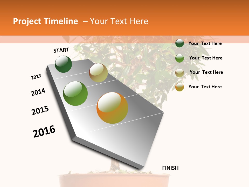 Stem Decorative Small PowerPoint Template