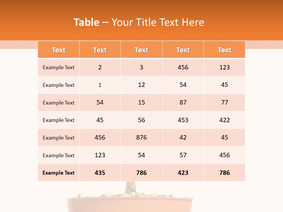 Stem Decorative Small PowerPoint Template