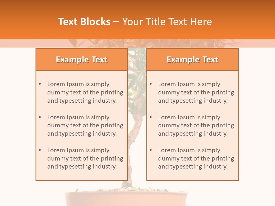 Stem Decorative Small PowerPoint Template