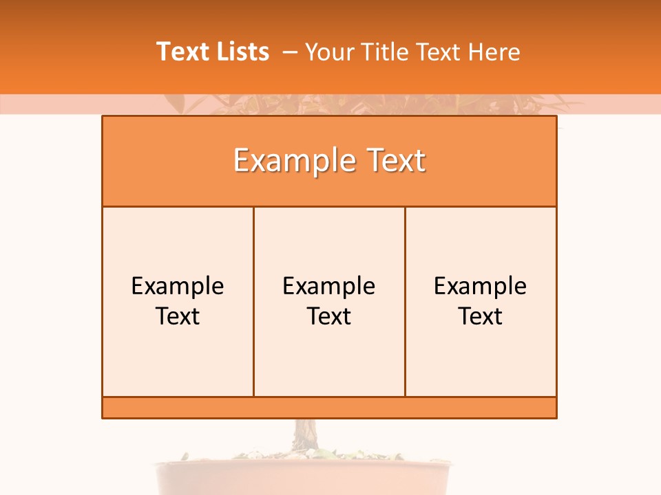 Stem Decorative Small PowerPoint Template