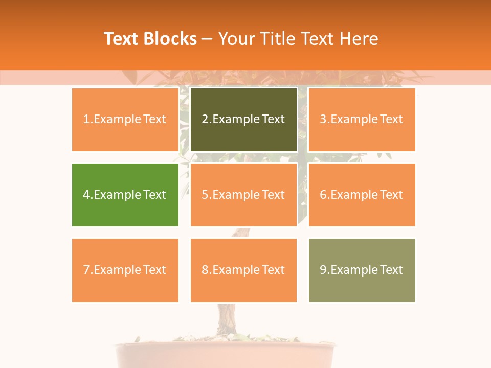 Stem Decorative Small PowerPoint Template