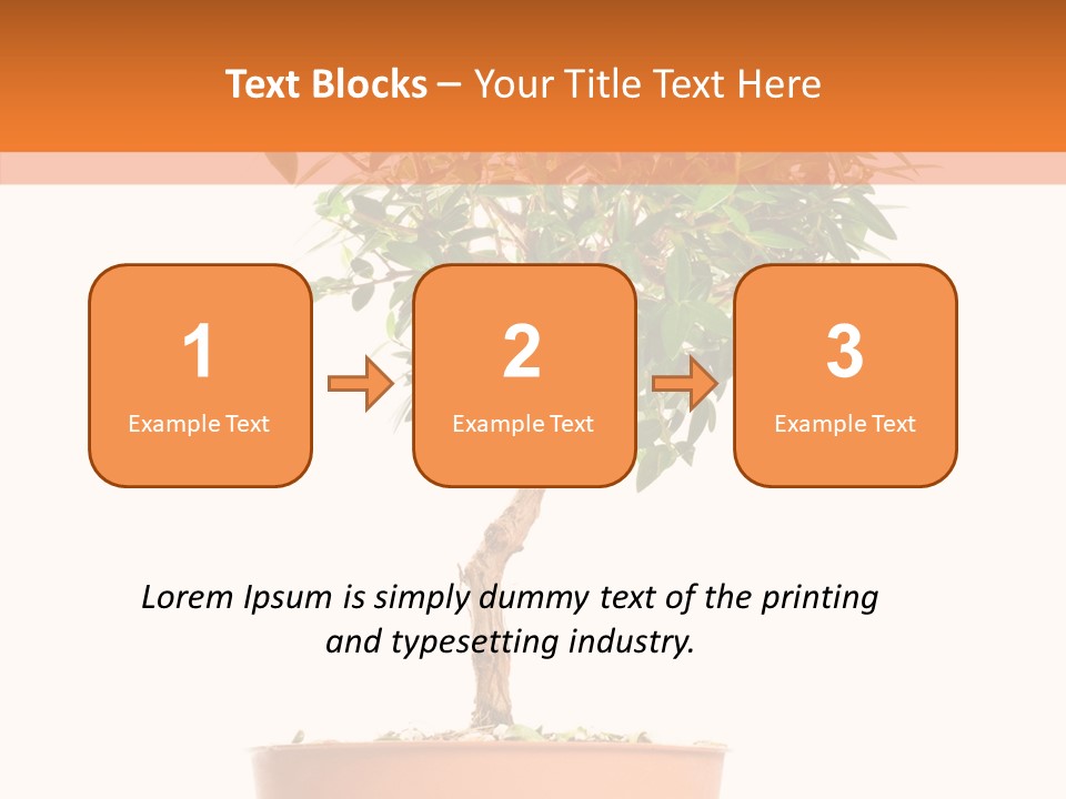 Stem Decorative Small PowerPoint Template