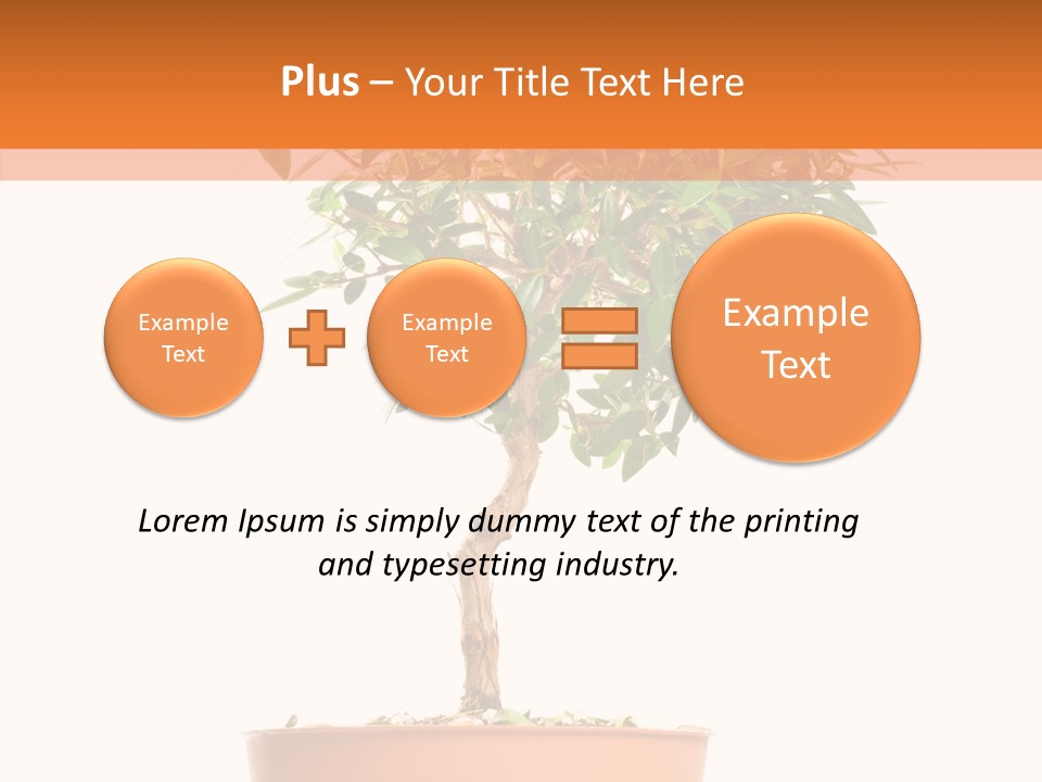 Stem Decorative Small PowerPoint Template