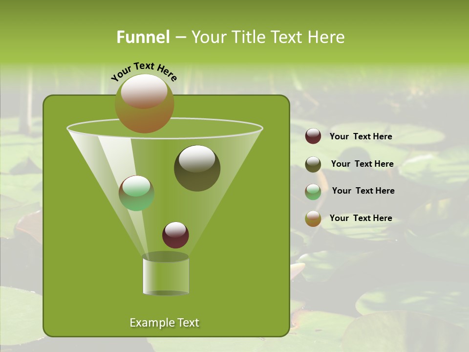 Blossom Floating Lilies PowerPoint Template