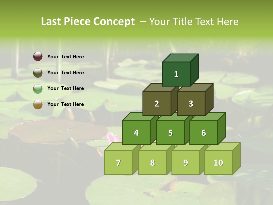 Blossom Floating Lilies PowerPoint Template