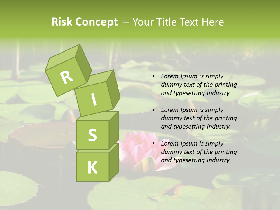 Blossom Floating Lilies PowerPoint Template