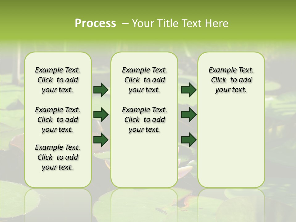 Blossom Floating Lilies PowerPoint Template