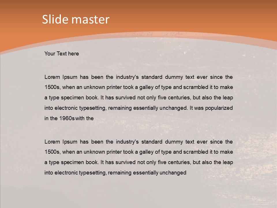 Sun Sundown Energy PowerPoint Template