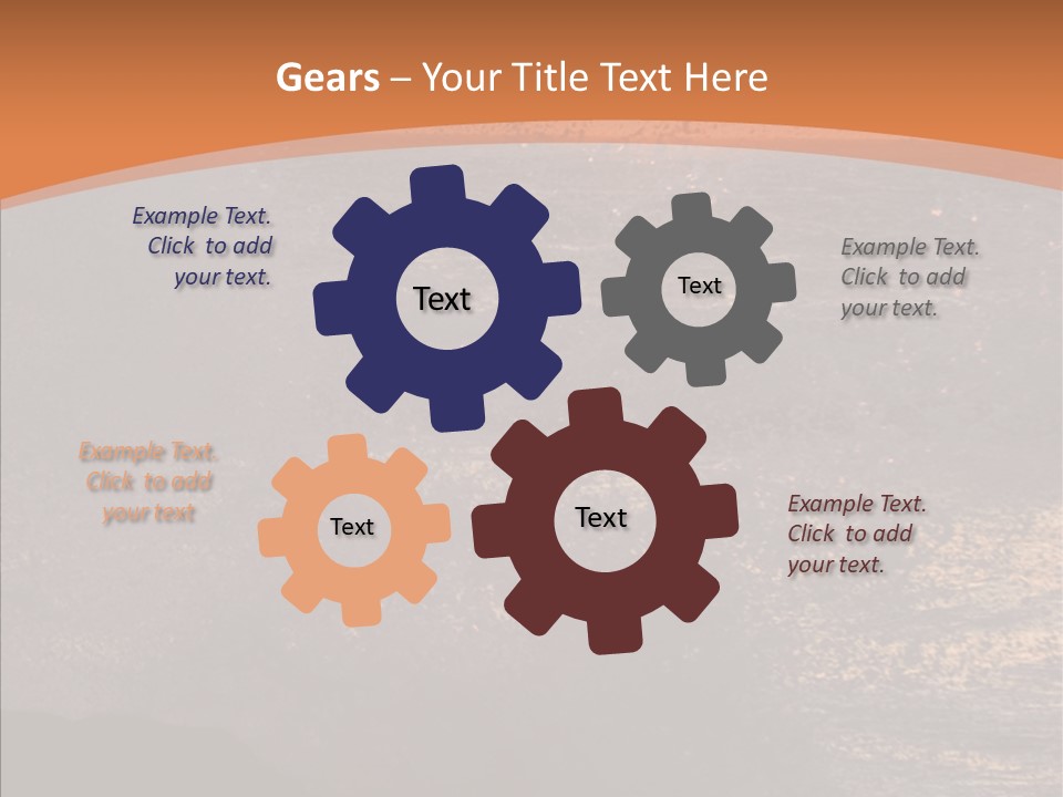 Sun Sundown Energy PowerPoint Template