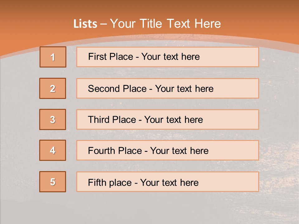 Sun Sundown Energy PowerPoint Template