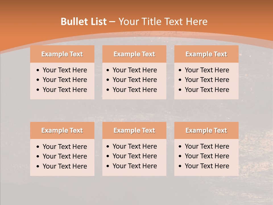Sun Sundown Energy PowerPoint Template