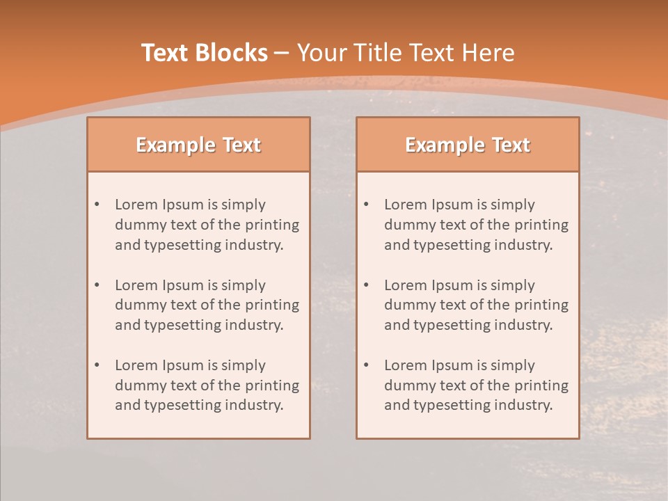 Sun Sundown Energy PowerPoint Template