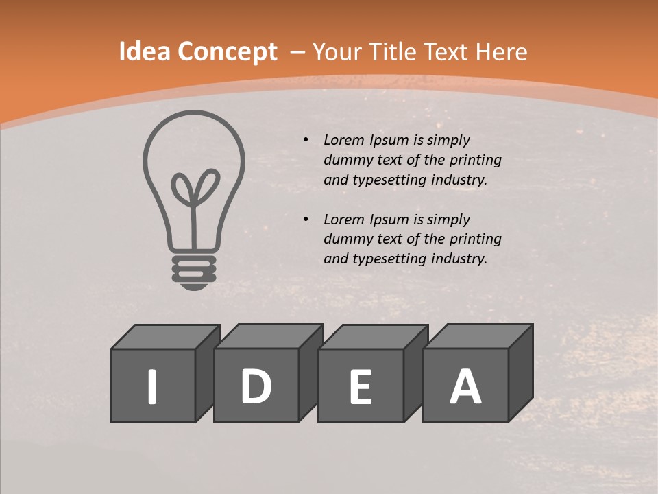 Sun Sundown Energy PowerPoint Template