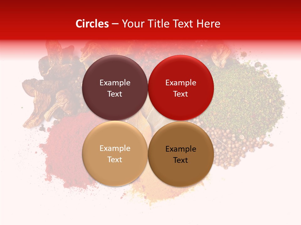 Green Curcuma Coriander PowerPoint Template