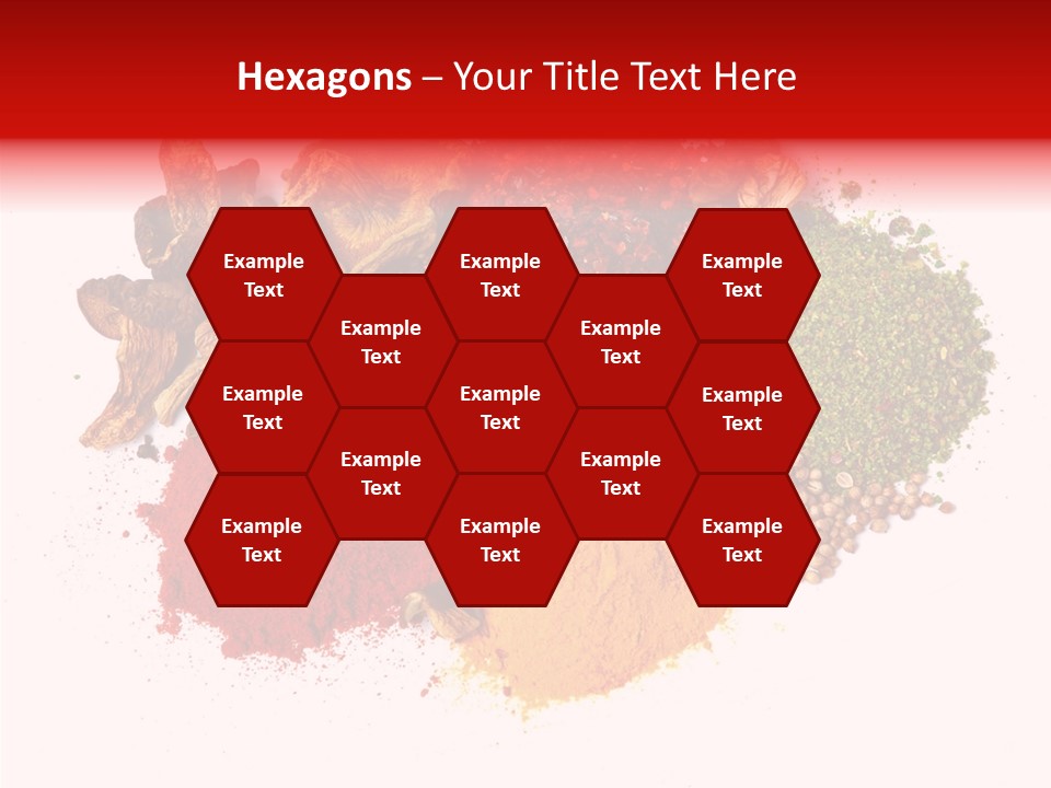 Green Curcuma Coriander PowerPoint Template