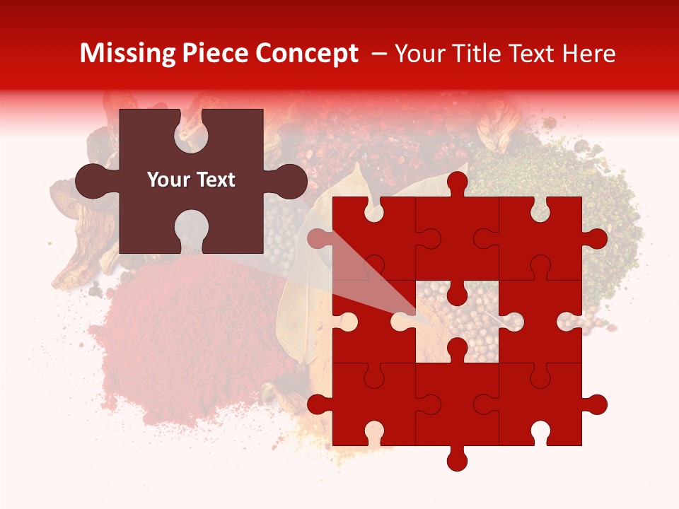 Green Curcuma Coriander PowerPoint Template