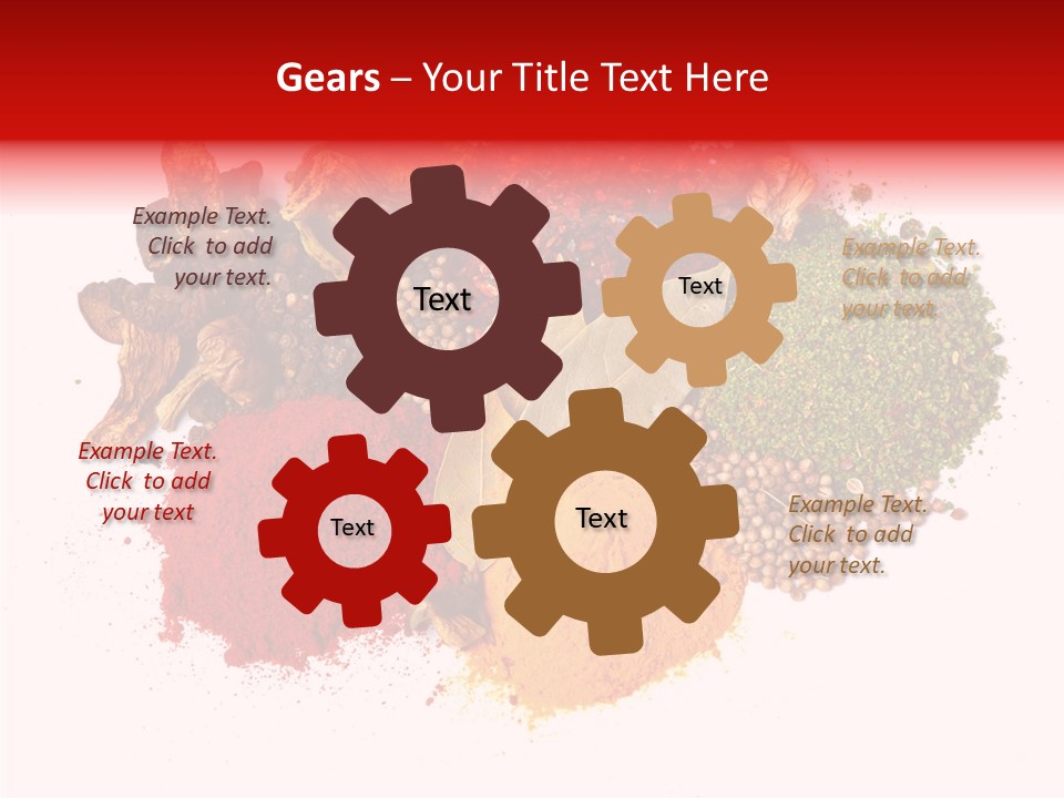 Green Curcuma Coriander PowerPoint Template