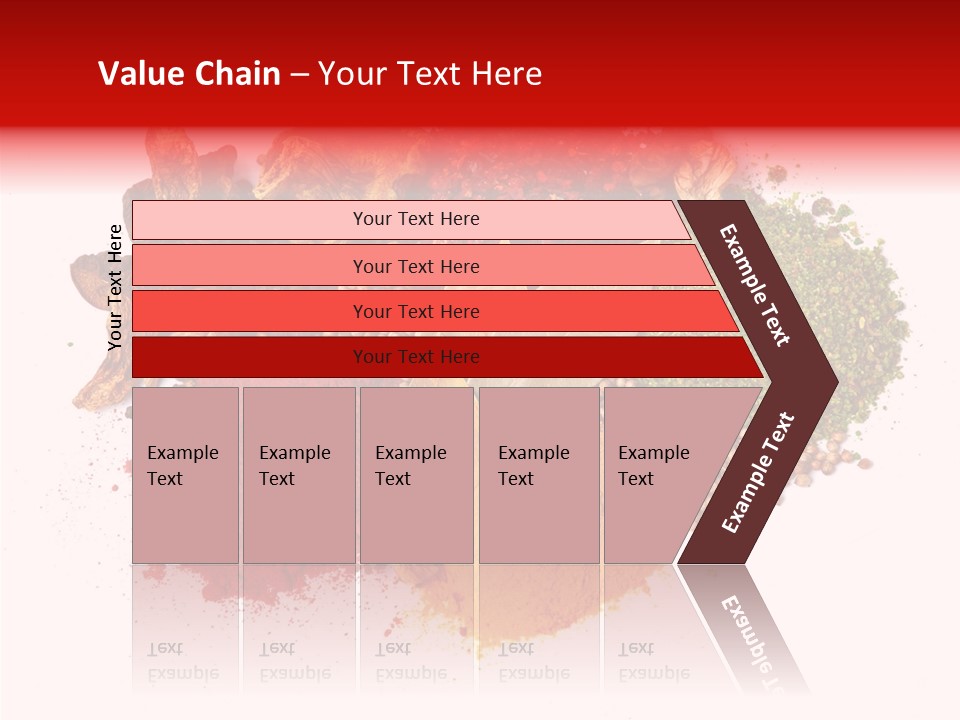 Green Curcuma Coriander PowerPoint Template