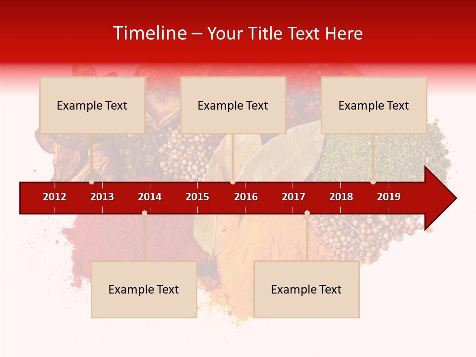 Green Curcuma Coriander PowerPoint Template