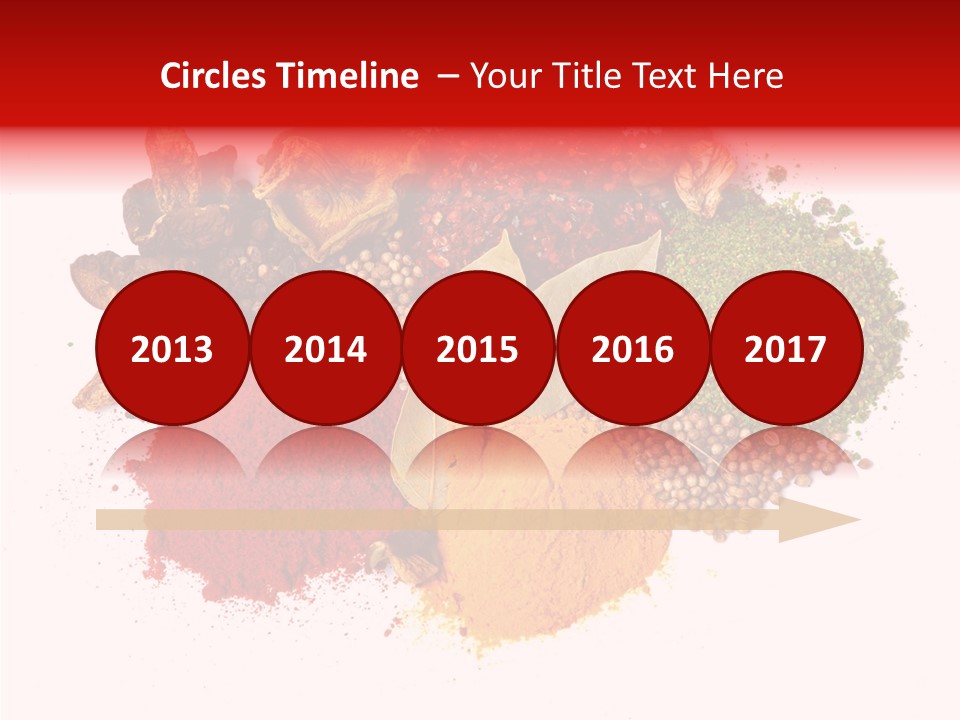 Green Curcuma Coriander PowerPoint Template