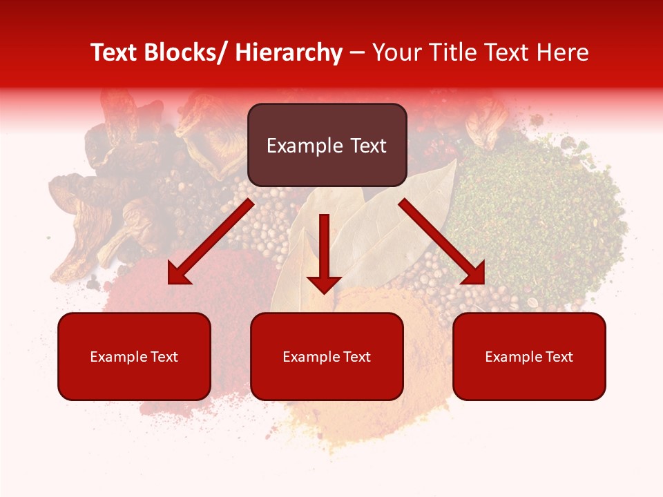 Green Curcuma Coriander PowerPoint Template