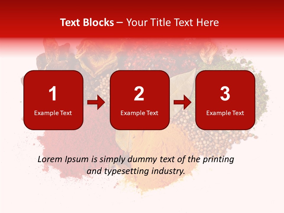 Green Curcuma Coriander PowerPoint Template