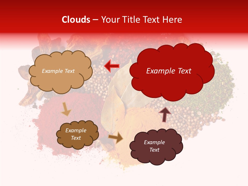Green Curcuma Coriander PowerPoint Template