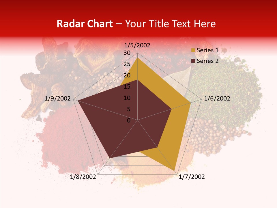 Green Curcuma Coriander PowerPoint Template