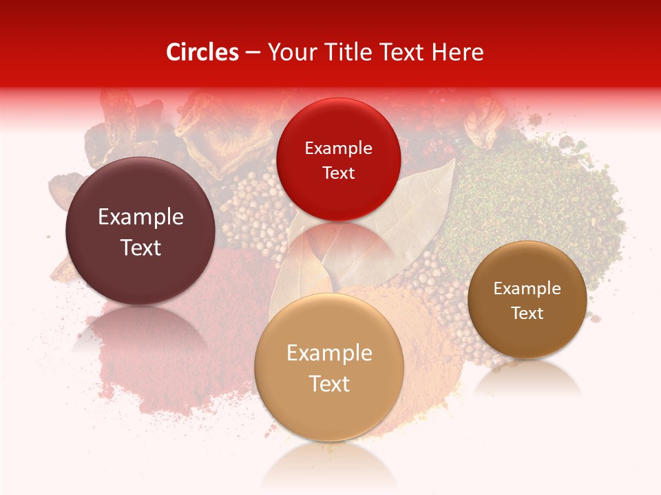 Green Curcuma Coriander PowerPoint Template