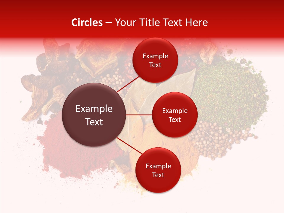 Green Curcuma Coriander PowerPoint Template