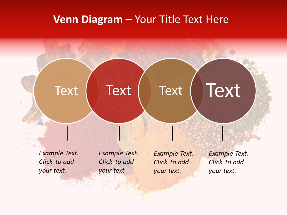 Green Curcuma Coriander PowerPoint Template