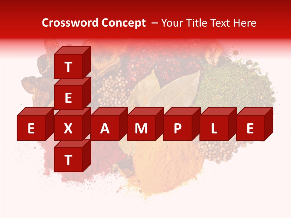 Green Curcuma Coriander PowerPoint Template