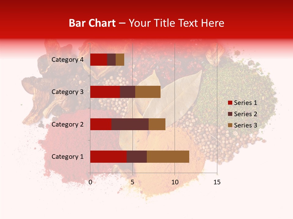 Green Curcuma Coriander PowerPoint Template