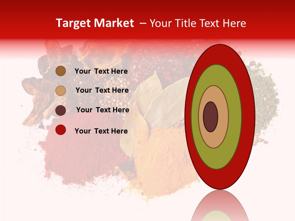 Green Curcuma Coriander PowerPoint Template