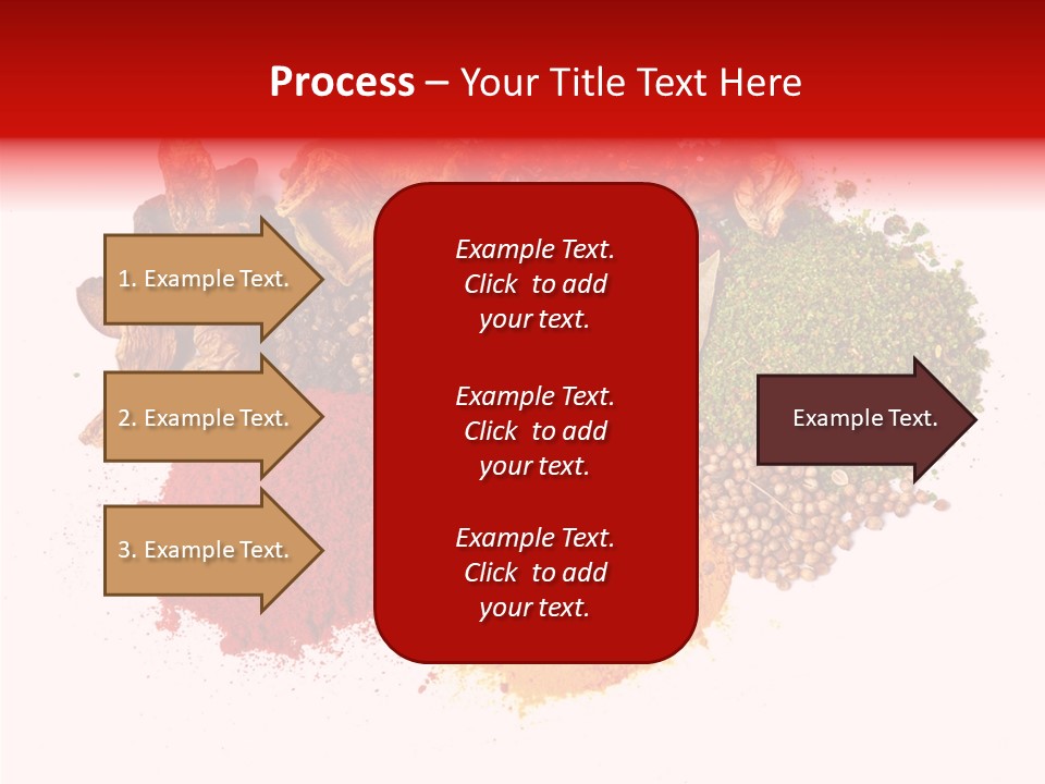 Green Curcuma Coriander PowerPoint Template
