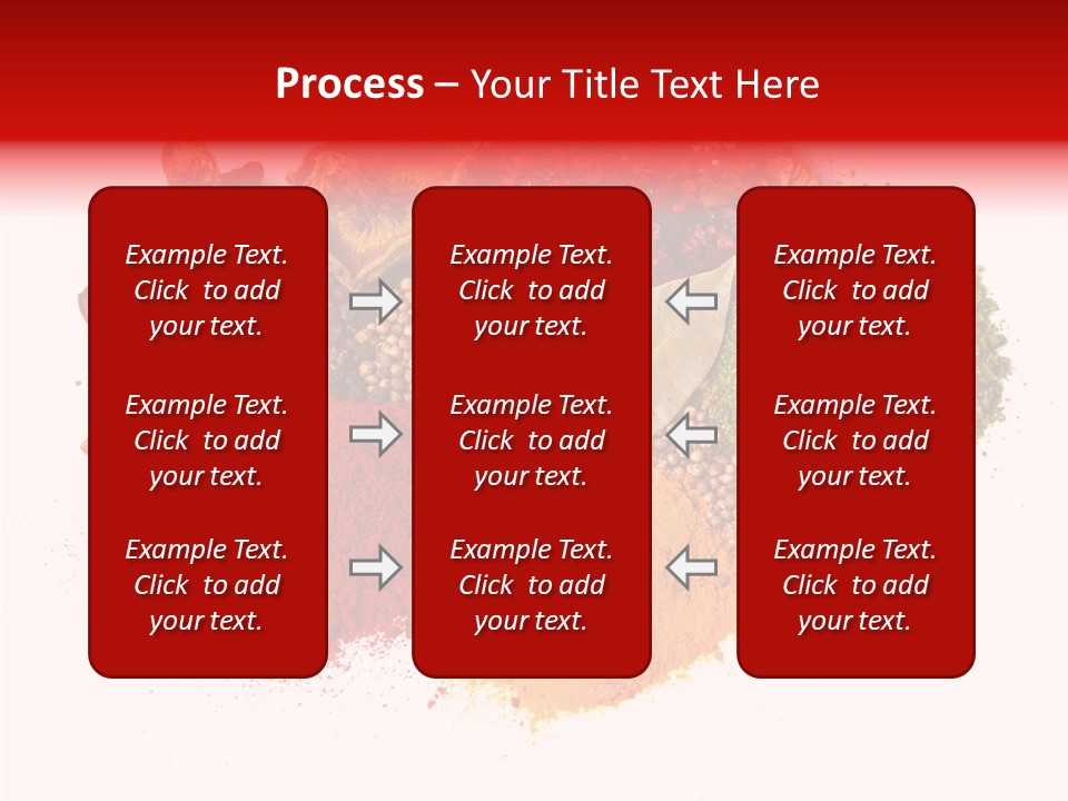 Green Curcuma Coriander PowerPoint Template