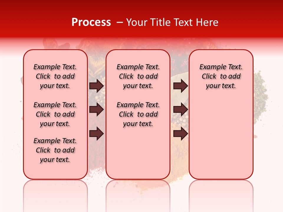 Green Curcuma Coriander PowerPoint Template