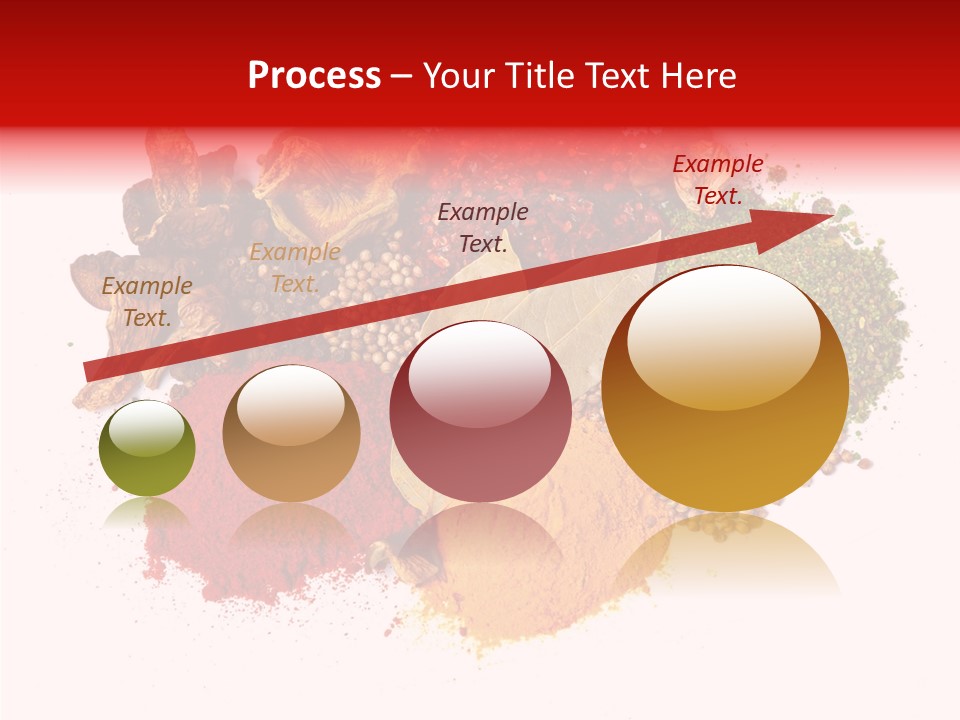 Green Curcuma Coriander PowerPoint Template