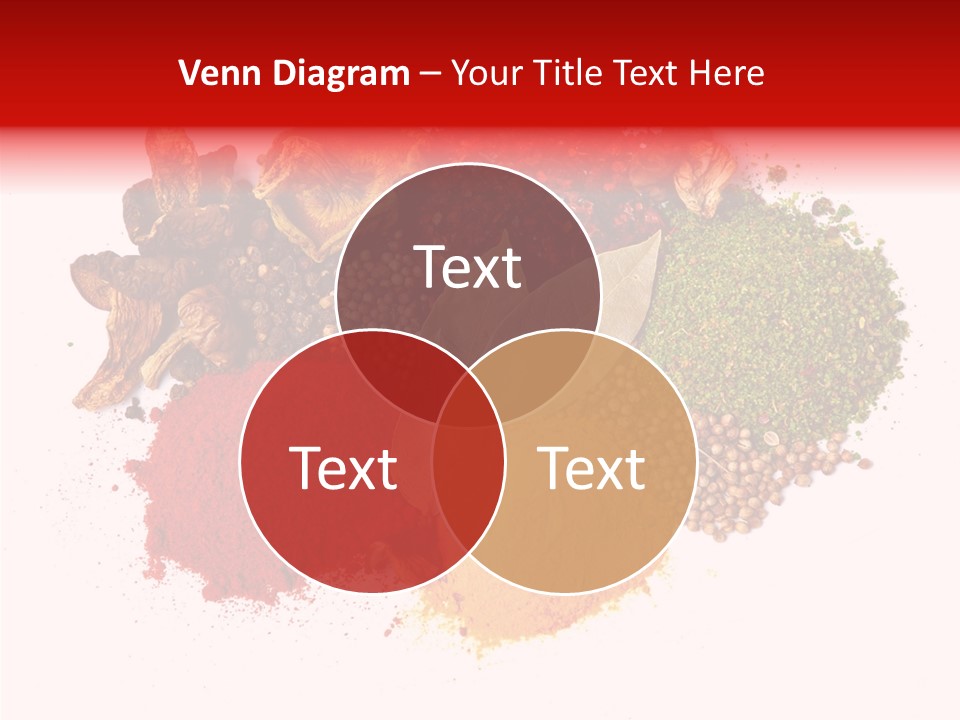 Green Curcuma Coriander PowerPoint Template