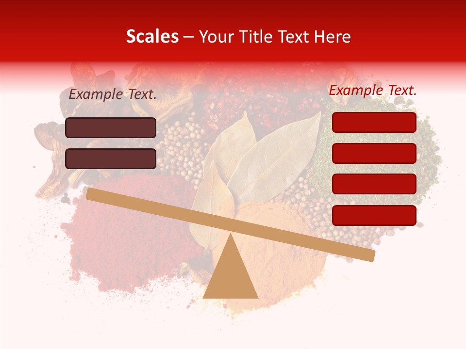 Green Curcuma Coriander PowerPoint Template