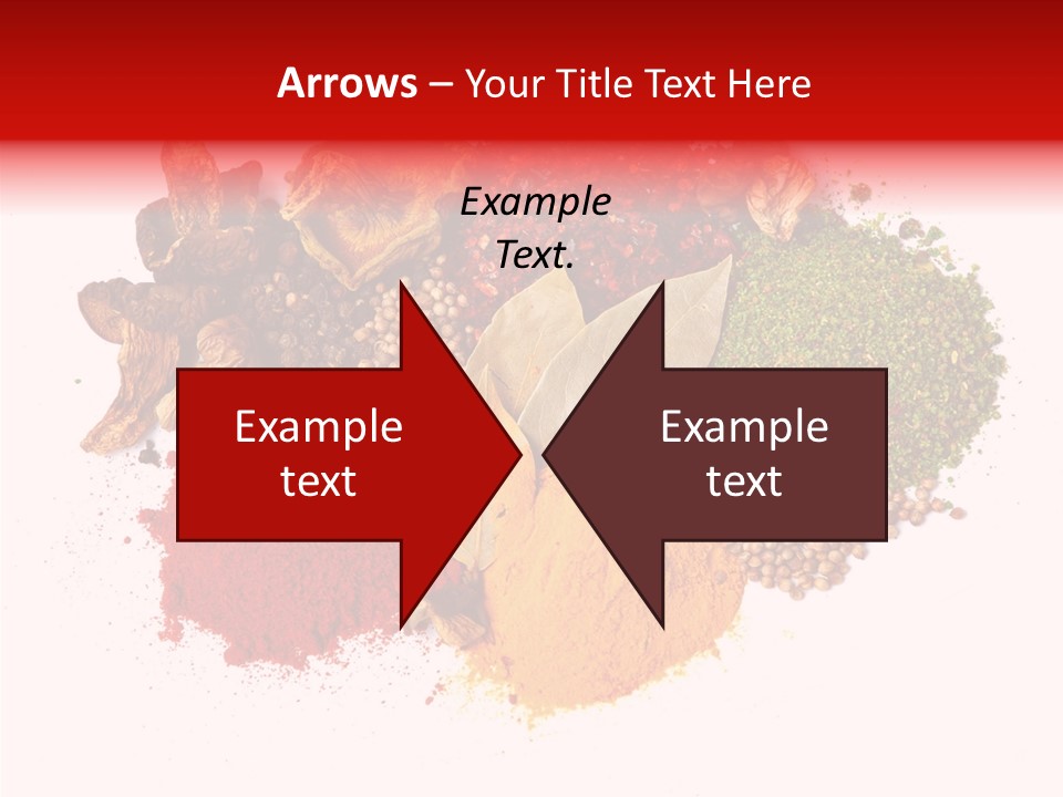 Green Curcuma Coriander PowerPoint Template